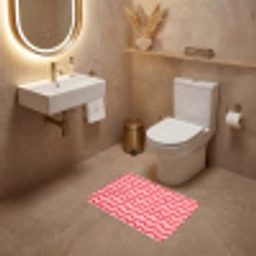 Speels - Patroon - Rood WCmat klein 1009 -sfeer3