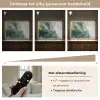 Groen - Modern - Marmer - Abstract Light Box met batterij (Wandlamp) middel -USP_dimbaarNL