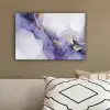 Paars - Modern - Marmer - Abstract canvas 2cm klein -sfeer3