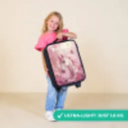 Eenhoorn - Roze - Vlinder - Bloemen Kinderkoffer - Zwart klein -sfeer2_UK