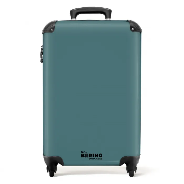 Donkere teal tint NBS - Handbagage koffer - Kinderen Unisex middel -productfoto_recht