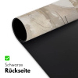 Abstract - Cirkel - Modern - Beige - Zwart - Minimalistisch Muismat XXL klein -ysfeer2_duits