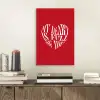 Rood - Hart- Tekst - Valentijn aluminium wit klein -sfeer1