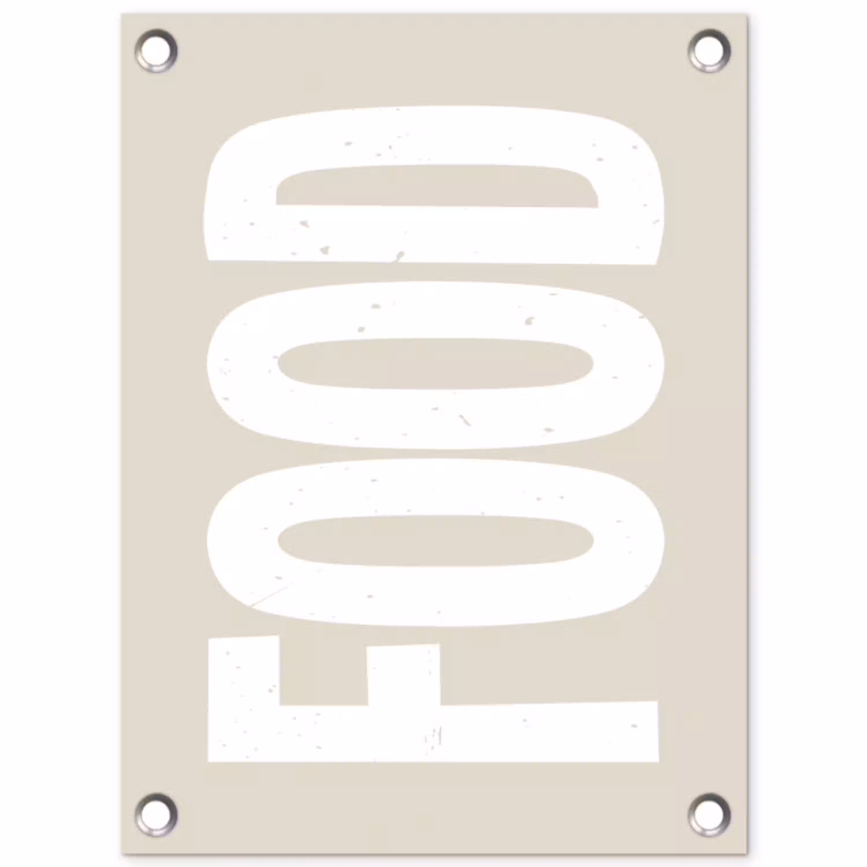 Food - Eten - Decoratie - Japandi tuinposter los doek klein -3d
