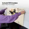 Vrouw - Hoed - Verf Inductie beschemer met haakjes klein -ky-ophangen-nl