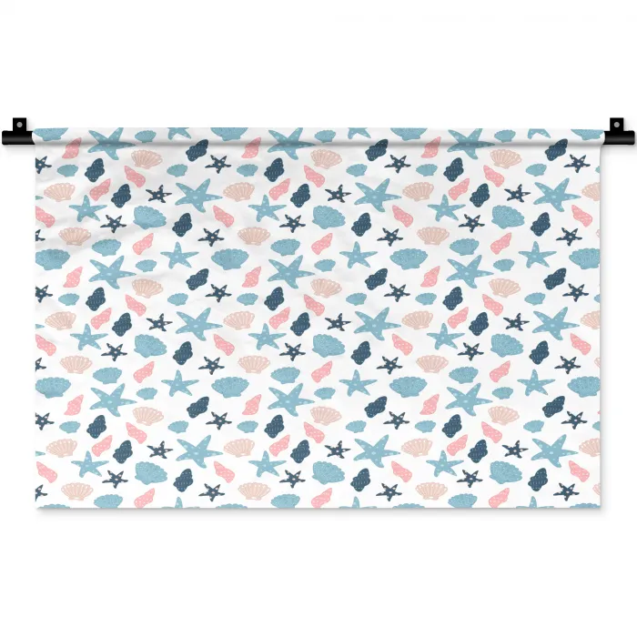Klein - Oceaan - Rif - Multi Wandkleed katoen klein 269 -zz3d