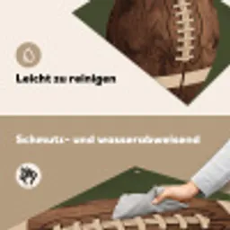 Football - Hout - Sport - Groen Inductie beschemer met haakjes klein -ky-schoon-de
