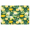 Groen - Bloemen - Citroenpartjes Placemat vinyl groot 368 -zzsfeer1_Kitchenyeah-website