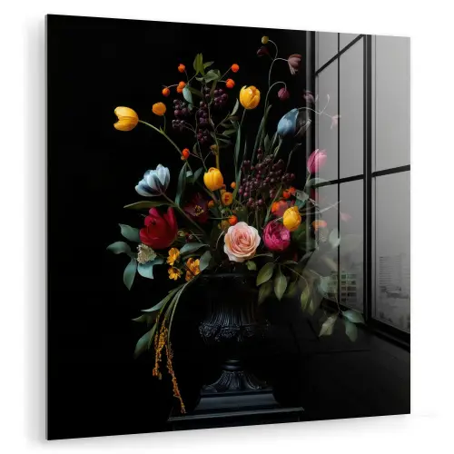 Klassiek - Vaas - Boeket - Bloemen plexiglas 5mm klein -zzzproduct_nieuw