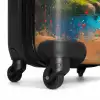 Japanse tuin in graffiti stijl NBS - Handbagage koffer - Unisex middel -wiel