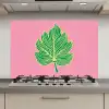 Blad - Groen - Illustratie - Minimalistisch keuken achterwand spatscherm klein -3d_website