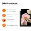 Zachte Roze Orchideeënfluistering Inductie beschermer vinyl 3mm klein -zzzzzzz-td-ups