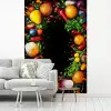 Groente - Graffiti - Kleurrijk - Koken - Abstract fotobehang vinyl groot -woonkamer