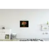 Goud - Bloemen - Kleuren - Vaas textielposter latten blank klein -kinderkamer