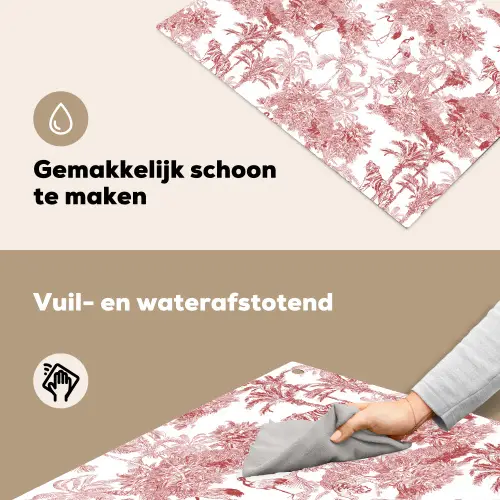 Tijger - Jungle - Natuur - Rood Inductie beschemer met haakjes klein 777 -ky-schoon-nl
