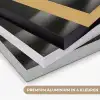 Champagnefles - Glas - Minimalistisch - Spetters Textielframe zwart klein -USP_kleurenNL