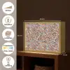 Blauw - Waterverf - Chaos Light Box met batterij (Wandlamp) middel 907 -USP_websiteoverzichtNL
