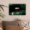 Kers - Cocktail - Rood - Marmer canvas 2cm klein -sfeer1