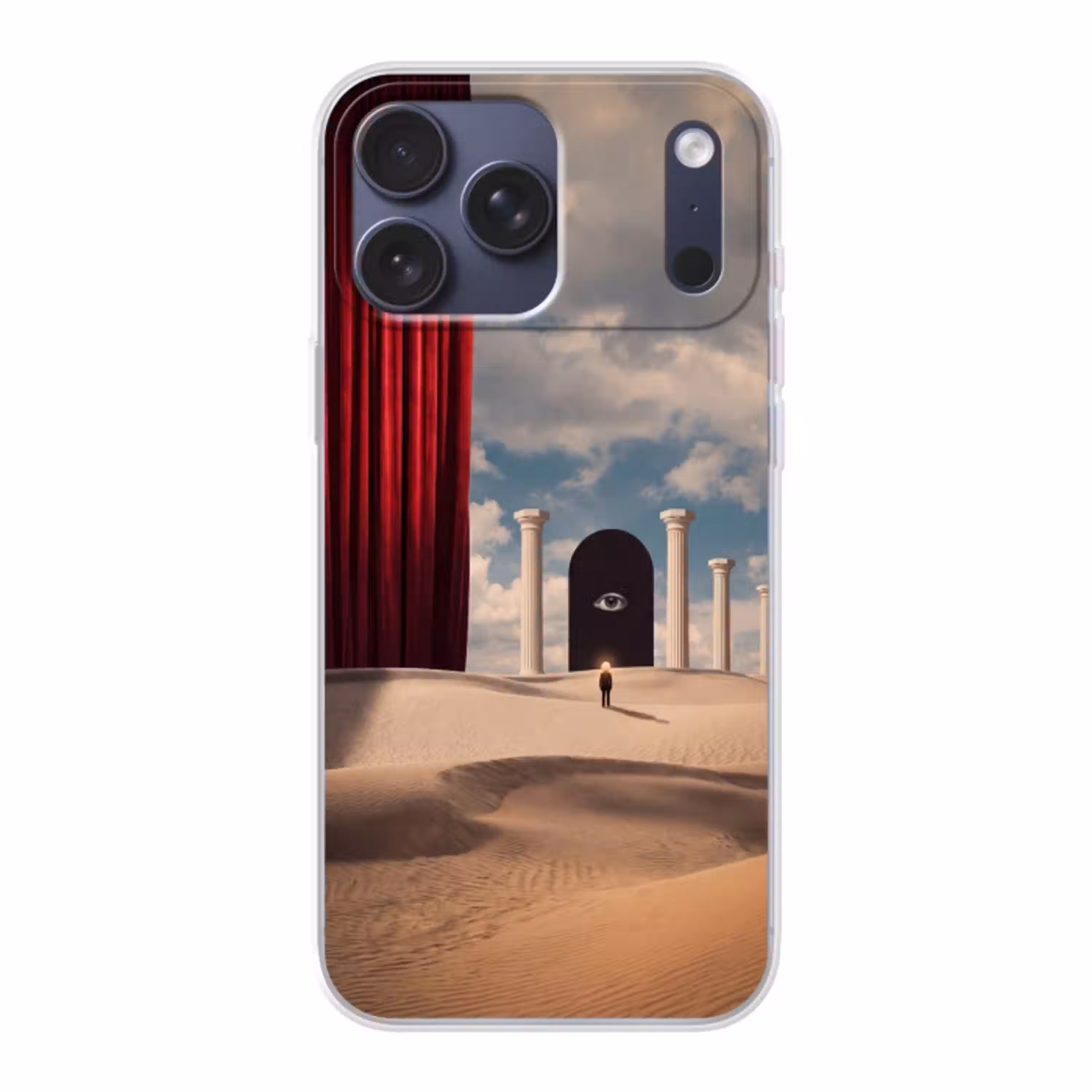 Droom - Woestijn - Oog Telefoonhoesje iPhone 17 Pro Max klein -3d