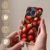 Aardbei - Fruit - Rood Telefoonhoesje iPhone 17 Pro klein -sfeer3_NL
