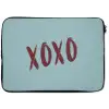 XOXO - Blauw - Rood laptophoes neopreen klein -zkaufland3dotto