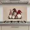 Kabouters - Kerst - Sneeuw - Puntmutsen keuken achterwand spatscherm klein -3d_website