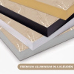 Beige - Marmer - Organisch - Wit Textielframe zwart klein 947 -USP_kleurenNL