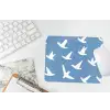 Vogels - Wit - Patroon muismat rubber klein -witbureau