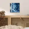 Golven - Blauw - Schuim aluminium wit klein -sfeer3