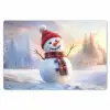 Sneeuwpop - Zonsondergang - Wit Placemat vinyl groot -zzsfeer1_Kitchenyeah-website