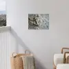 Anker - Hout - Schelpen - Zand tuinposter los doek klein -sfeer8