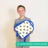Speelse smiley-mix Kinderrugzak - Blauw middel -sfeer1_NL