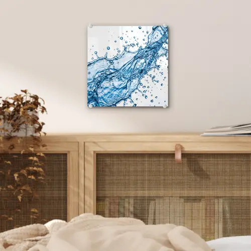 Spash - Water - Blauw plexiglas 5mm klein -sfeer4