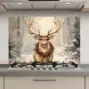 Kerst - Rendier - Winter - Krans keuken achterwand spatscherm klein -3d_website