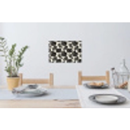 Modern - Monstera - Zwart Muursticker klein 286 -eettafel