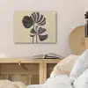 Zwart - Bladeren - Strepen - Minimalistisch PET vilt klein -sfeer3