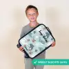 Zee dieren patroon kleurrijk Kinderkoffer - Zwart klein -sfeer4_NL