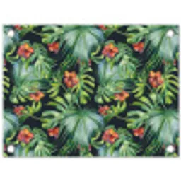 Monstera - Jungle - Bladeren tuinposter los doek klein -3d