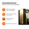 Ogen - Gezicht - Goud - Strepen Inductie beschermer vinyl 3mm klein -zzzzzzz-td-ups