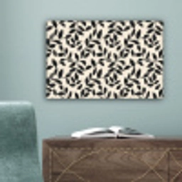Elegant - Patroon - Zwart - Beige canvas 2cm klein 34 -sfeer4