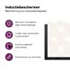 Design - Geometrie - Patroon Inductie beschermer vinyl 3mm klein 276 -zzzzzzz-cc-usp