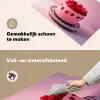 Taart - Hart - Roze Inductie beschemer met haakjes klein -ky-schoon-nl