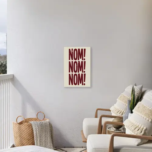 Rood - Vintage - Decoratie - Japandi Tuinposter op houten frame 2 cm dik klein -sfeer1