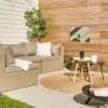 Matcha - Glas - Groen - Minimalistisch tuinposter los doek klein -sfeer4