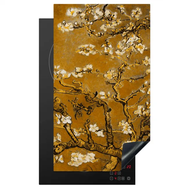 Amandelbloesem - Kunst - Van Gogh - Goud Inductie beschermer vinyl 3mm middel -3d