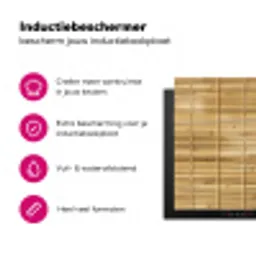 Symmetrie van Bamboe Inductie beschermer vinyl 3mm klein -wsfeer2_website