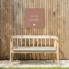 Spreuken - Last van lentekriebels - Quotes Tuinposter op houten frame 2 cm dik klein -sfeer4