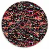 Spat - Abstract - Waterverf - Zacht Wandcirkel kunststof plaat 5mm dik klein 188 -3d