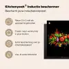 Groente - Eten - Kruiden - Graffiti - Koken Inductie beschermer vinyl 3mm middel -zzzzzzusp-haakje_NL
