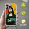 Vrouw - Kleurvlakken - Klassieke schilderkunst Hoesje iPhone 16 Pro Max met koord klein -sfeer2_NL